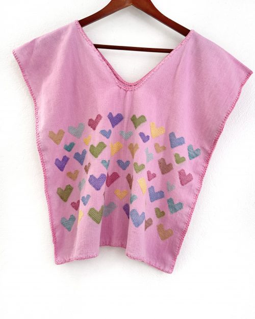 Blusa tejida en telar de cintura HILANDERÍA