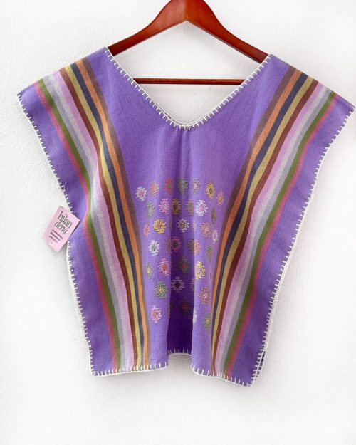 Blusa tejida en telar de cintura HILANDERÍA