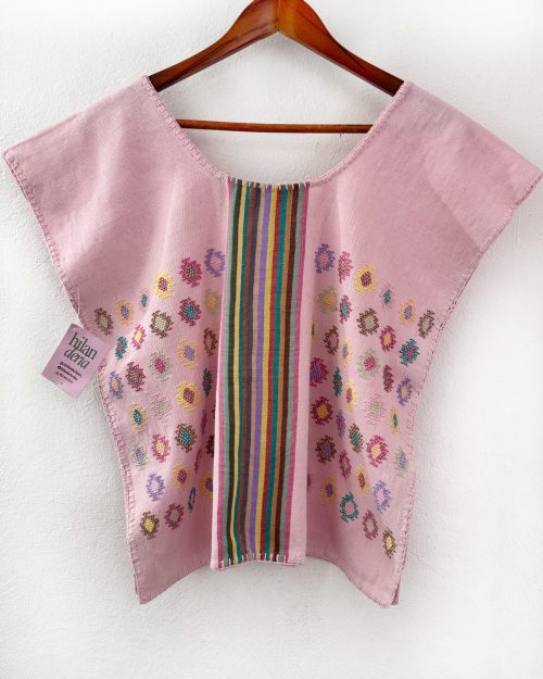 Blusa tejida en telar de cintura HILANDERÍA