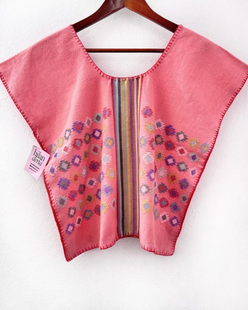 Blusa tejida en telar de cintura HILANDERÍA
