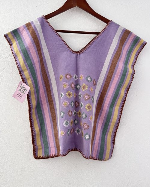 Blusa tejida en telar de cintura HILANDERÍA