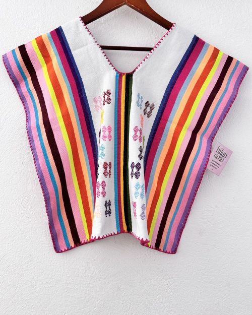 Blusa tejida en telar de cintura HILANDERÍA