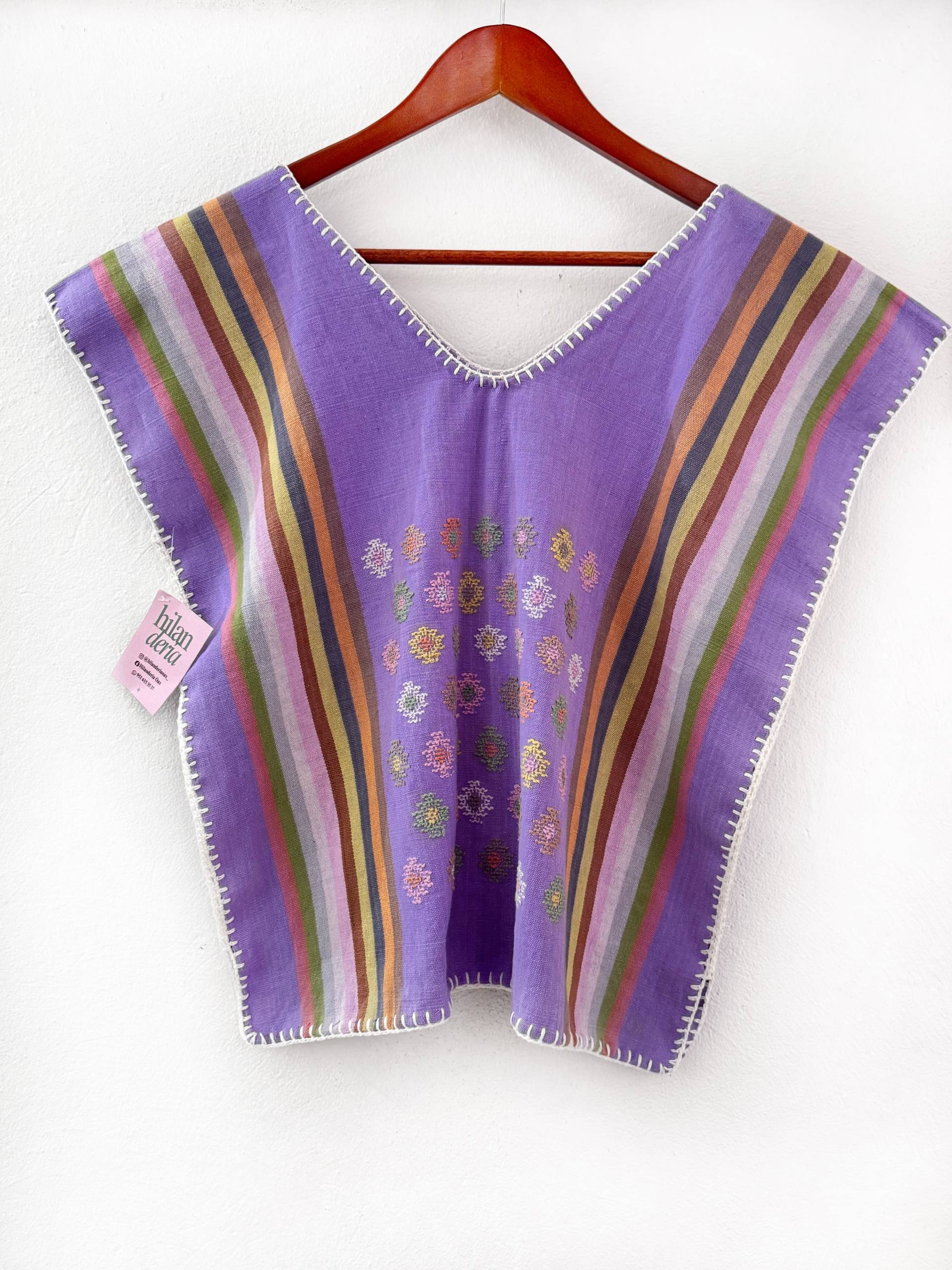 Blusa tejida en telar de cintura HILANDERÍA