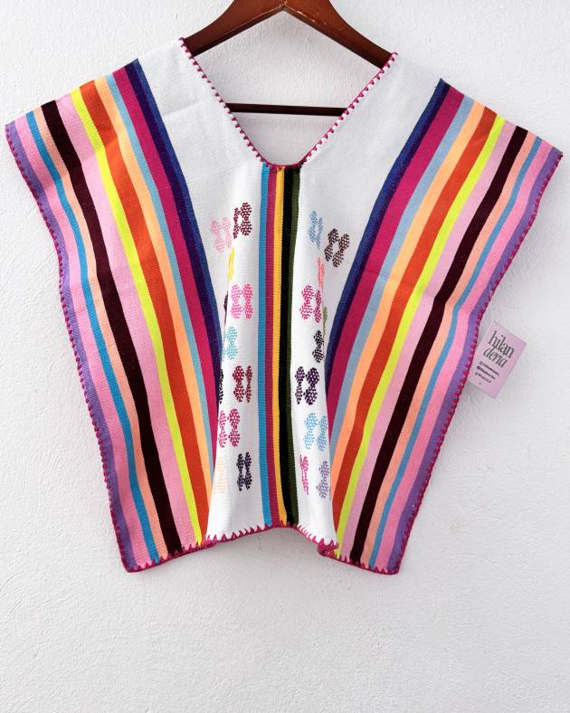 Blusa tejida en telar de cintura HILANDERÍA