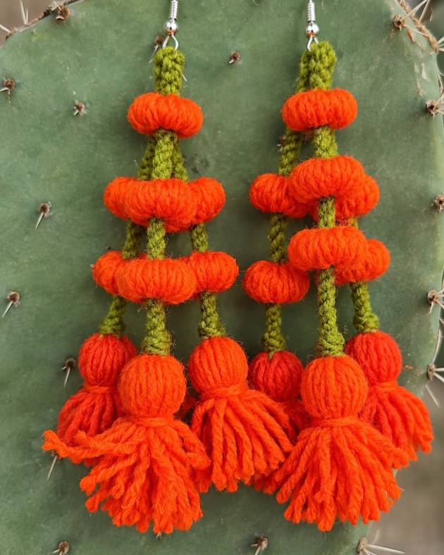 Aretes de Lana - HILO VIDA