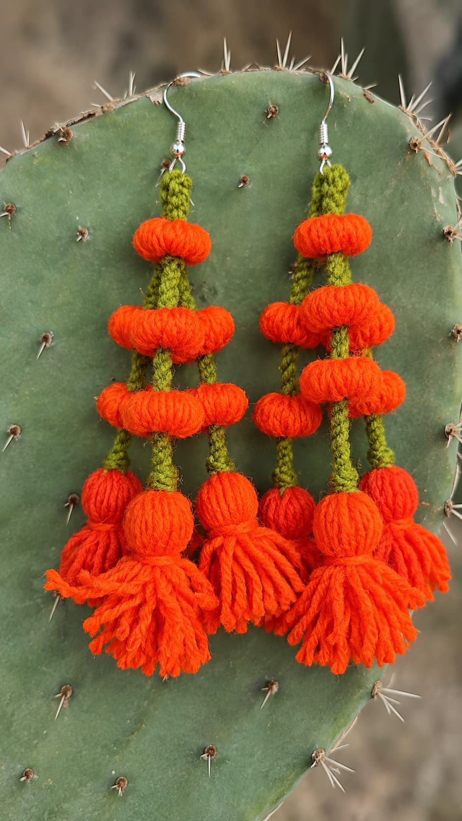 Aretes de Lana - HILO VIDA