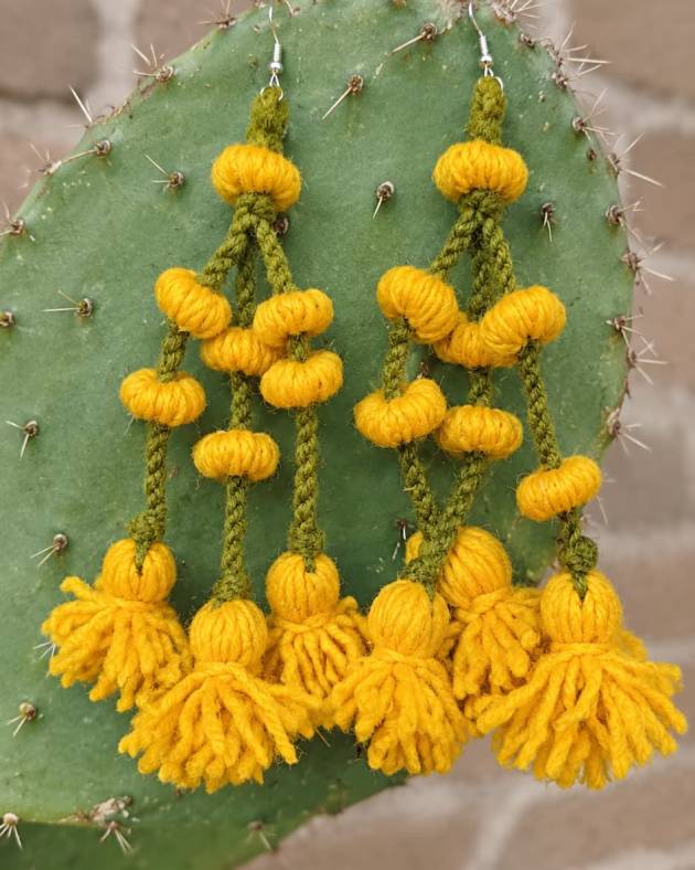 Aretes de Lana - HILO VIDA